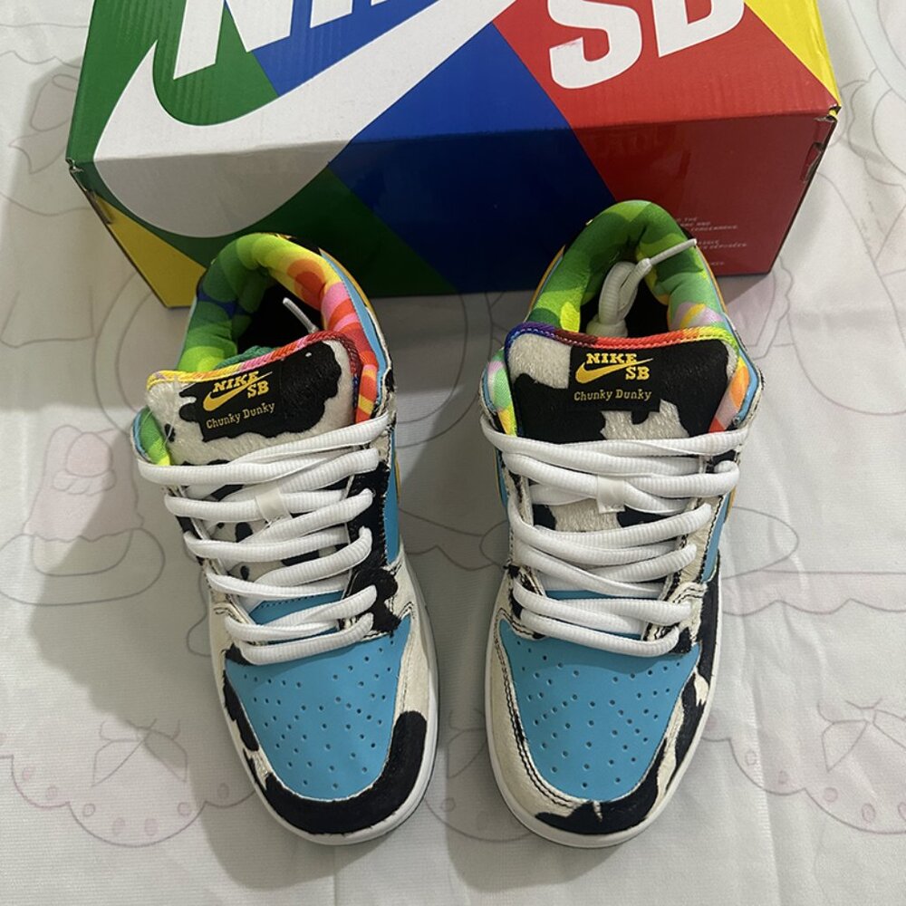 Nike Dunk Sb Multicolor Milk Ice Cream Low-Top Sneakers